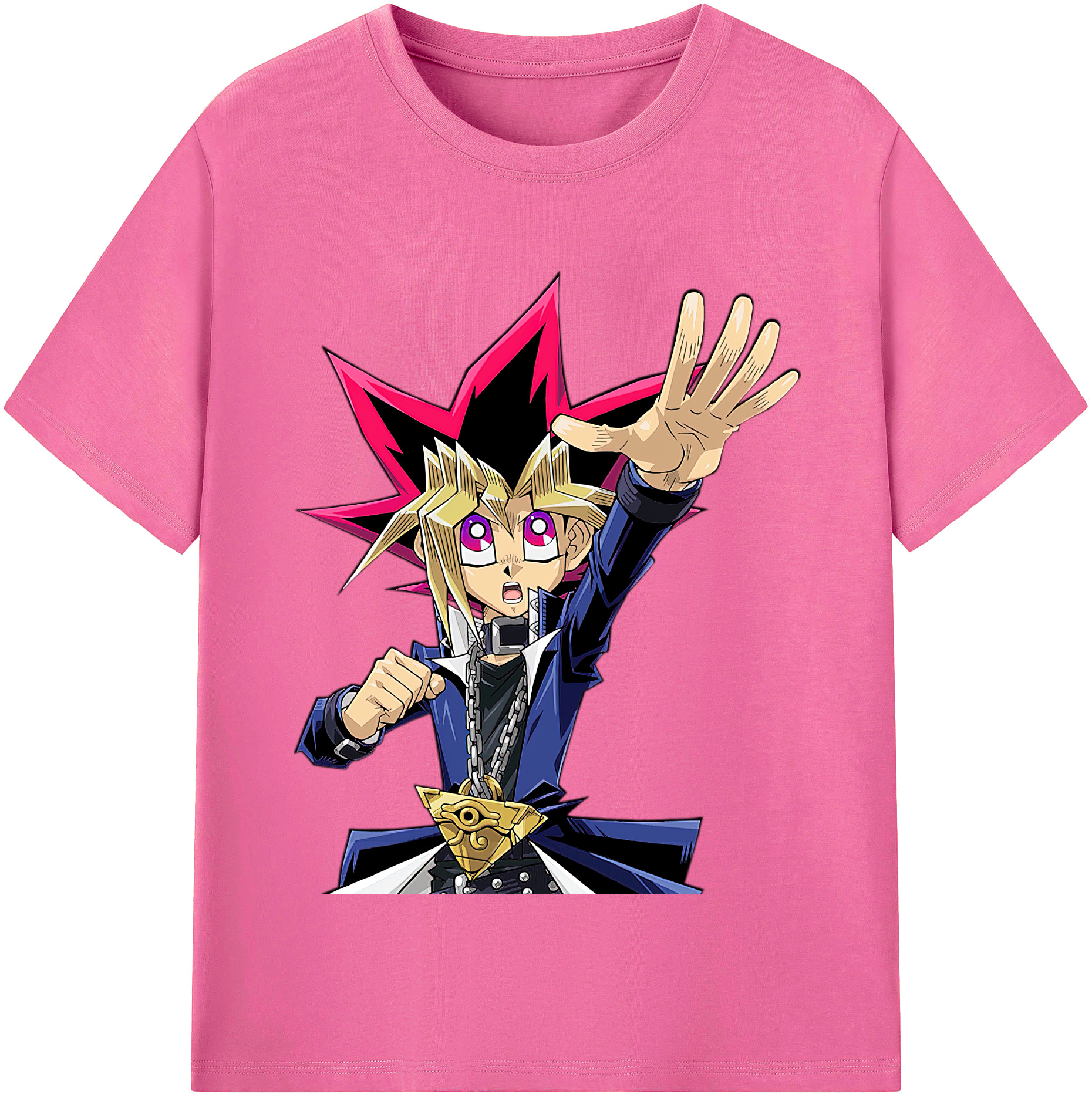 （画像用） 遊☆戯☆王 Yu-Gi-Oh! レディースカジュアルプリントTシャツ（綿100％）